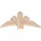 Ekena Millwork Alberta Smooth Timber Gable Bracket, Douglas Fir, 36"W x 21"H x 1 1/2"D x 5 1/2"F, 14/12 Pitch GBW036X21X0206ALB00SDF - alternate 5